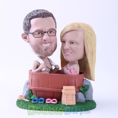 Picture of Couple Bathing Together Bobblehead