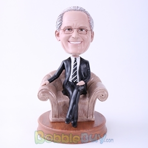 Picture of Black Suit Man in Sofa Bobblehead