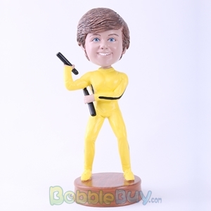 Picture of Bruce Lee Posture Kid Bobblehead