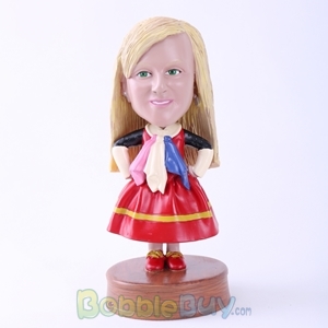 Picture of Cartoon Skirt Girl Bobblehead