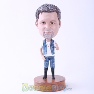 Picture of Casual Man in Jeans Bobblehead