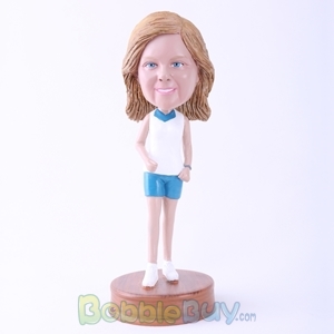 Picture of Casual Standing Woman Bobblehead