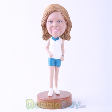 Picture of Casual Standing Woman Bobblehead