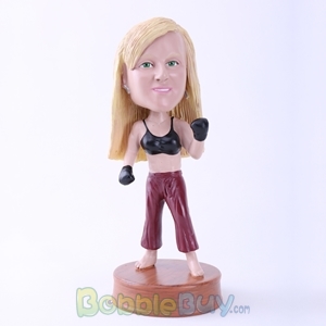 Picture of Female Boxing Bobblehead