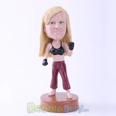 Picture of Female Boxing Bobblehead