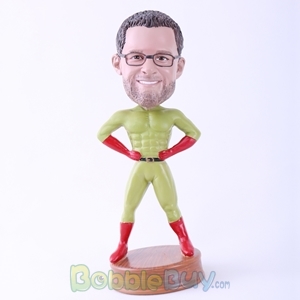 Picture of Green Skin Superman Bobblehead