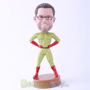 Picture of Green Skin Superman Bobblehead
