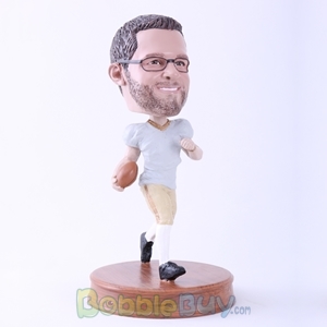Picture of Male Football Player Bobblehead