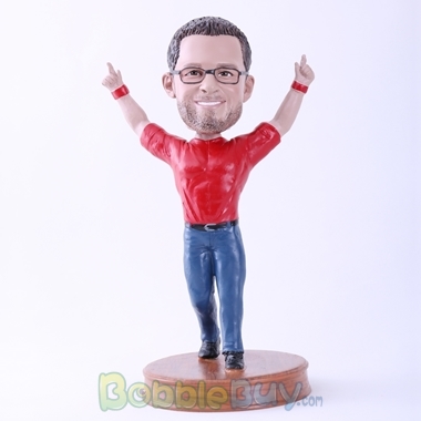 Picture of Man Celebration Posture Bobblehead