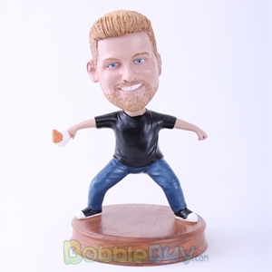 Picture of Man Cross-open Bobblehead