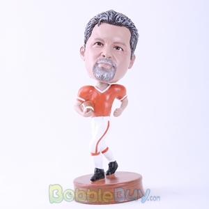 Picture of Man Playing Football Bobblehead