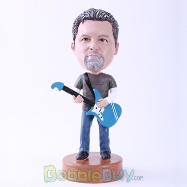 Picture of Man Playing Guitar Bobblehead