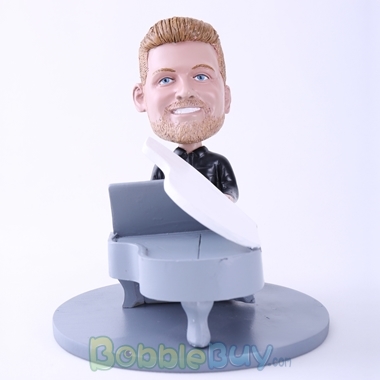 Picture of Man Playing Piano Bobblehead
