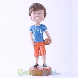 Picture of Man Ready to Play Basketball Bobblehead