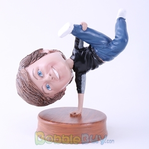 Picture of Man Single Handstand Bobblehead