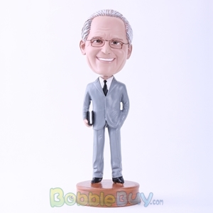 Picture of Office Man with Book Bobblehead