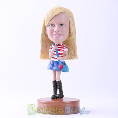 Picture of Pretty Casual School Girl Bobblehead