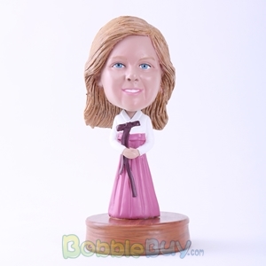 Picture of Woman In Hanbok Bobblehead