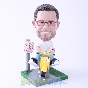 Picture of Riding Motor Man Bobblehead