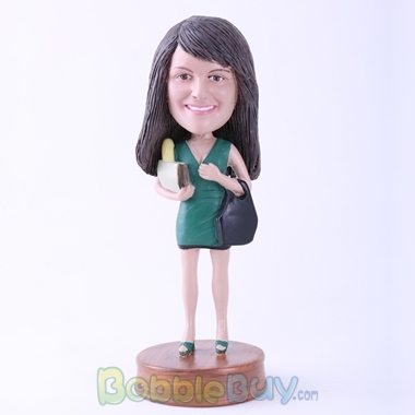 Picture of Shopping Girl Bobblehead