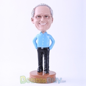 Picture of Smiling Casual Boss Bobblehead