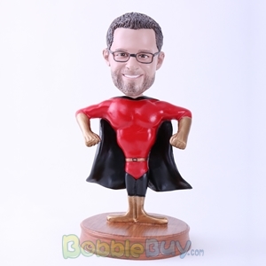 Picture of Super Dad With Black Cloak Bobblehead
