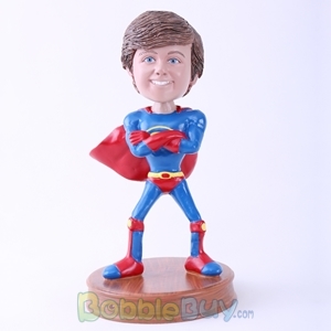 Picture of Superman Boy Having Fun Bobblehead