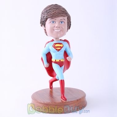 Picture of Superman Running Bobblehead