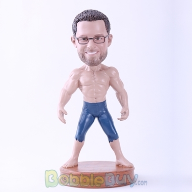 Picture of Topless Muscle Man Bobblehead