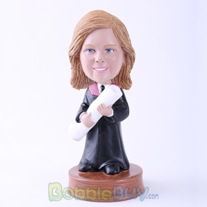 Picture of Woman Graduation Bobblehead