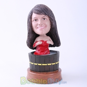 Picture of Woman in Bath Bobblehead