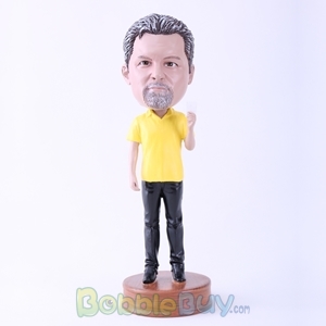 Picture of Yellow T-shirt Man Bobblehead