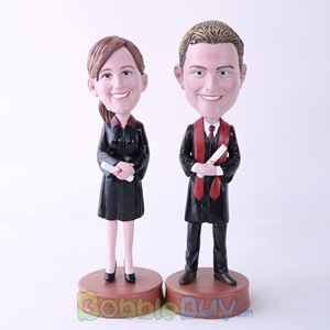 Picture of Couple Graduate Bobblehead