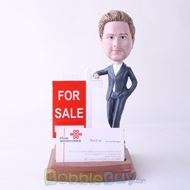 Picture of Male Property Agent Bobblehead