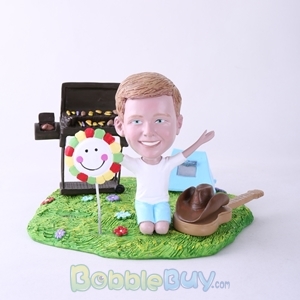 Picture of BBQ Theme Boy Bobblehead