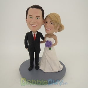Picture of Arms Around Each Other Wedding Couple  Bobblehead