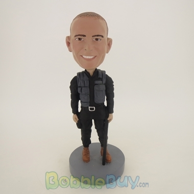 Picture of Armed Policeman Bobblehead