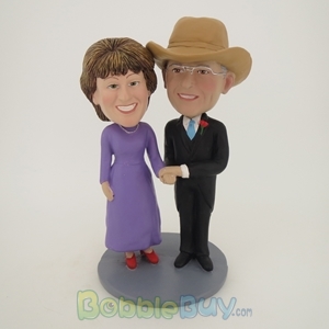 Picture of Couple with Cowboy Hat Bobblehead