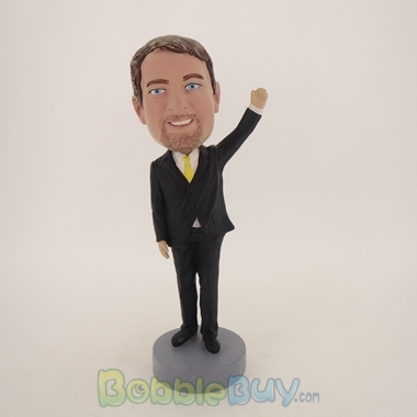 Picture of Business Man Waving Bobblehead