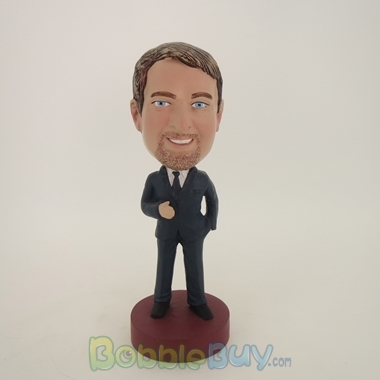 Picture of Business Man With Beard Bobblehead