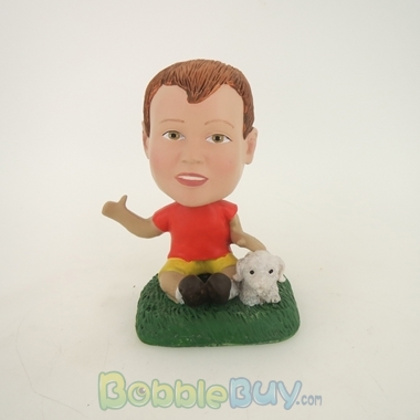 Picture of Boy And Puppy Bobblehead