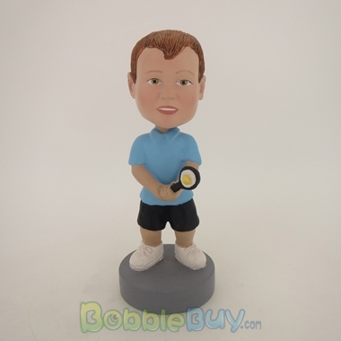 Picture of Boy Tennis Player Bobblehead