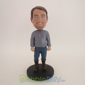 Picture of Man Doing Earth Work Bobblehead