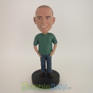 Picture of Casual Man In Neat Clothing Bobblehead