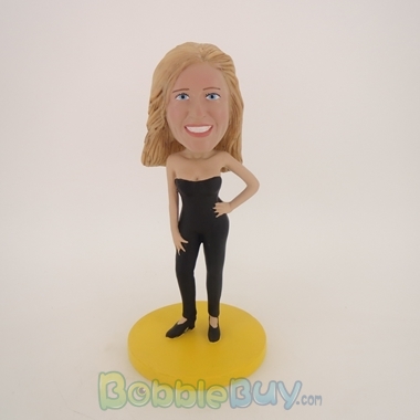 Picture of Black Vest Girl Bobblehead