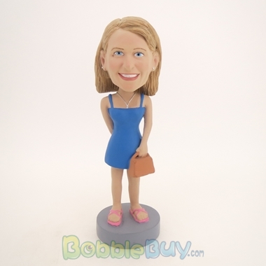 Picture of Blue Dress Girl Bobblehead