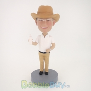 Picture of Cowboy Drinking Bobblehead