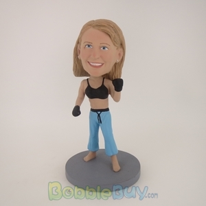 Picture of Boxing Woman Bobblehead