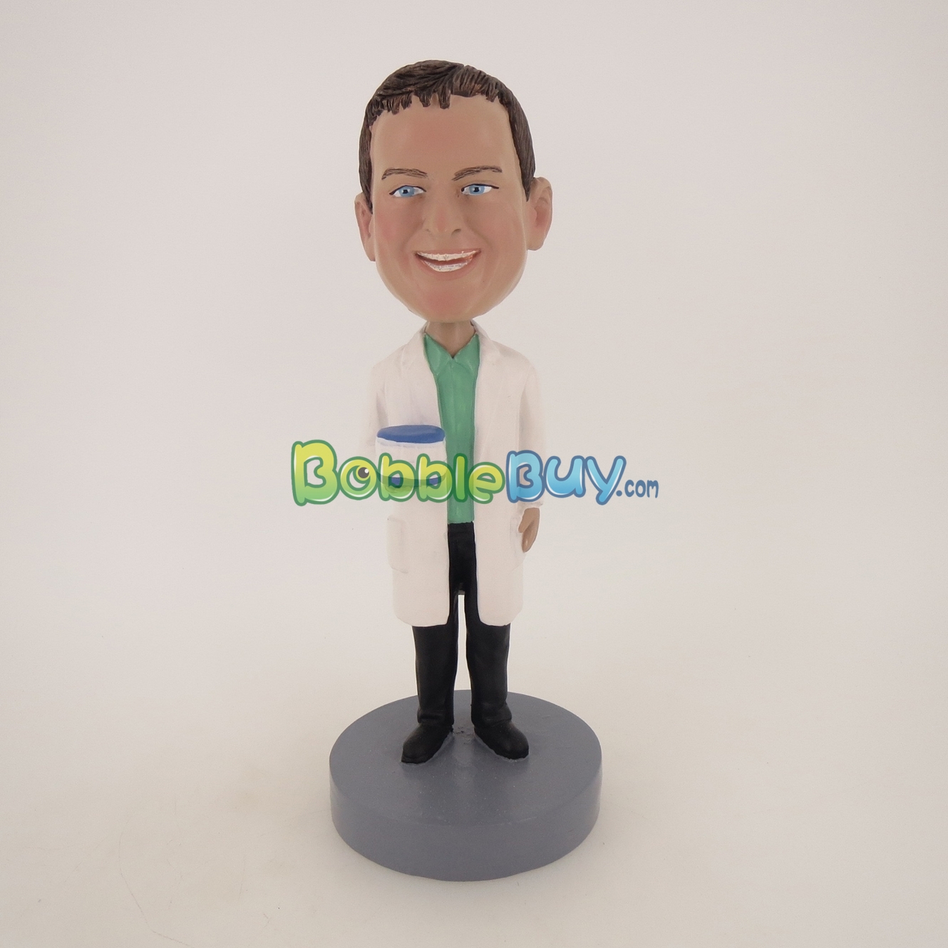 Happy Smiling Dentist Bobblehead BobbleBuy Custom Bobbleheads from 50