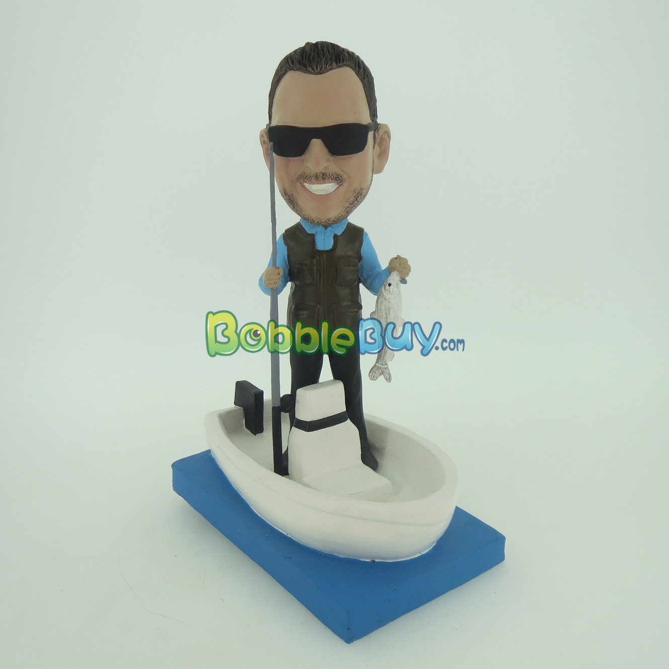 Custom Bobbleheads Fishing Bobble Heads For Day For Boss [21087